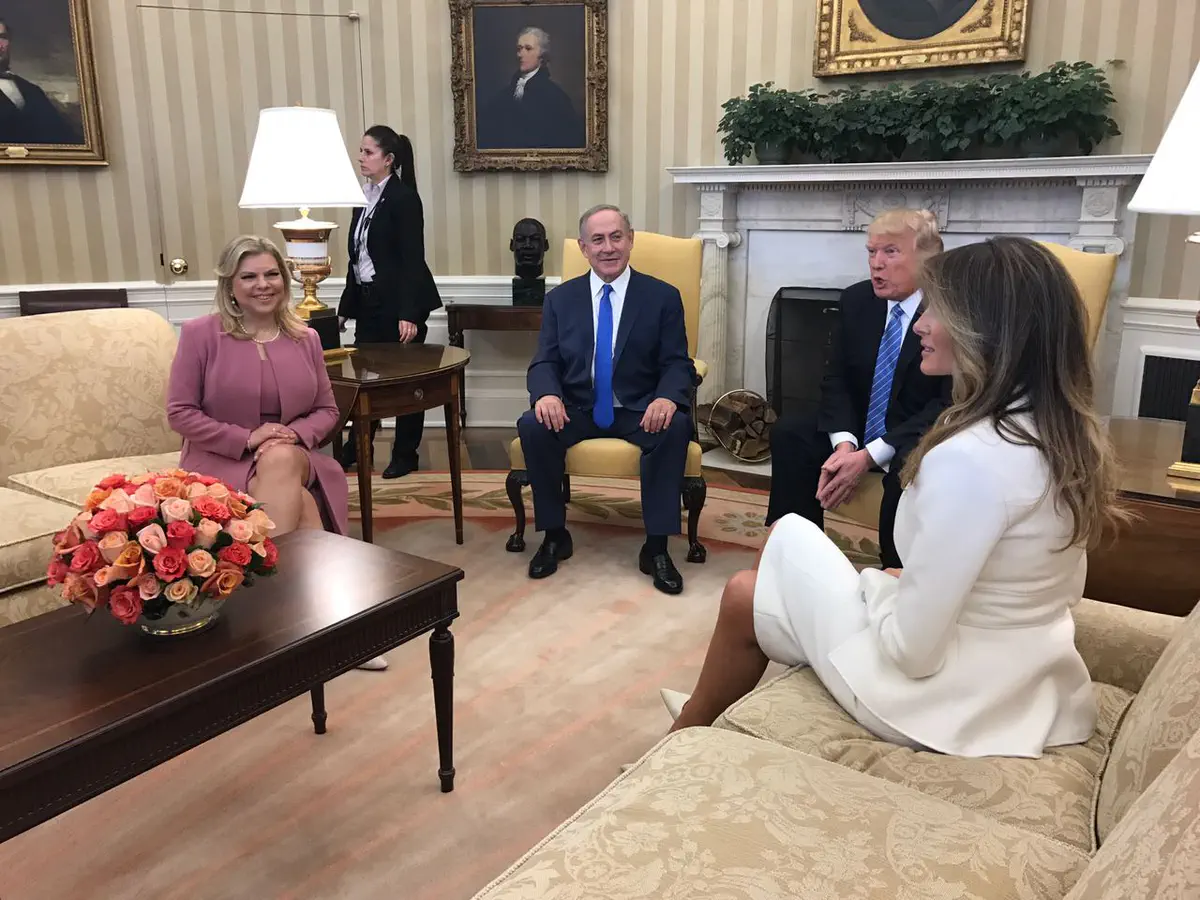 נתניהו וטראמפ נועדים בחדר הסגלגל