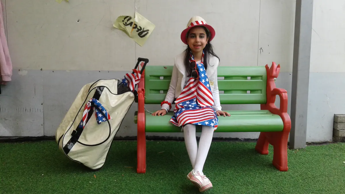 תחפושת דודה מאמריקה