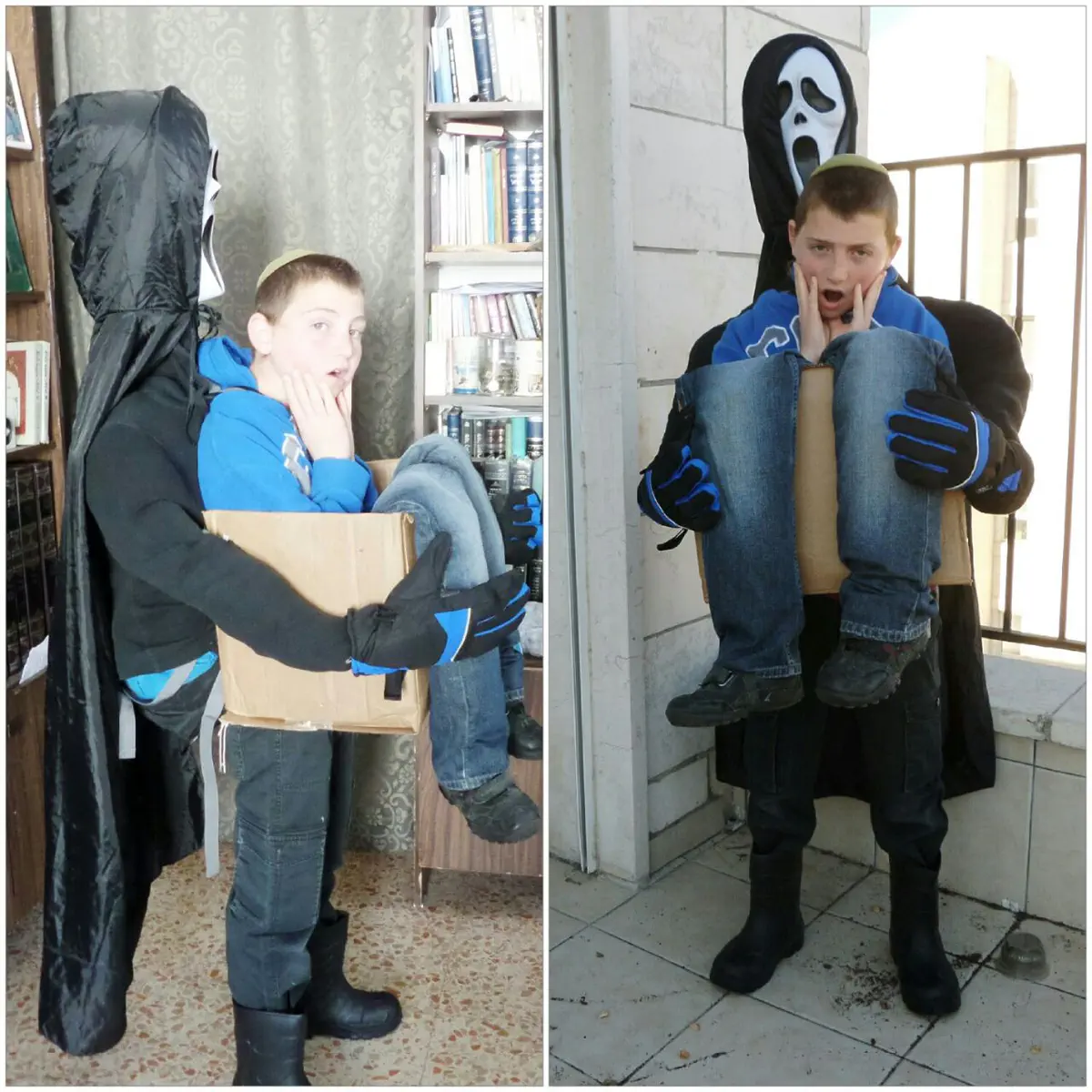 דביר צלניק בן 11 התחפש לילד שנתפס על ידי שד