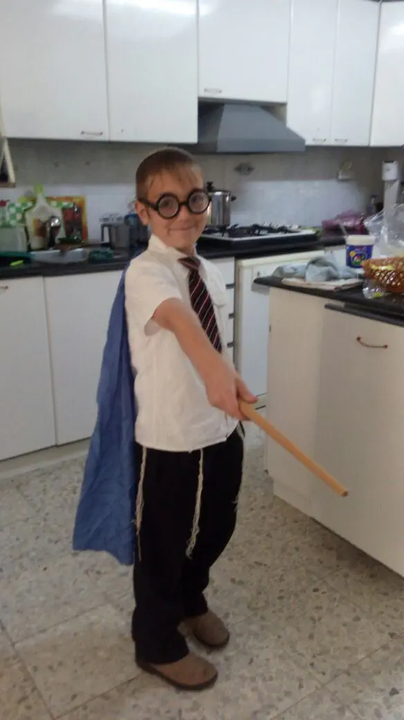 אביחי גרוס התחפש להארי פוטר