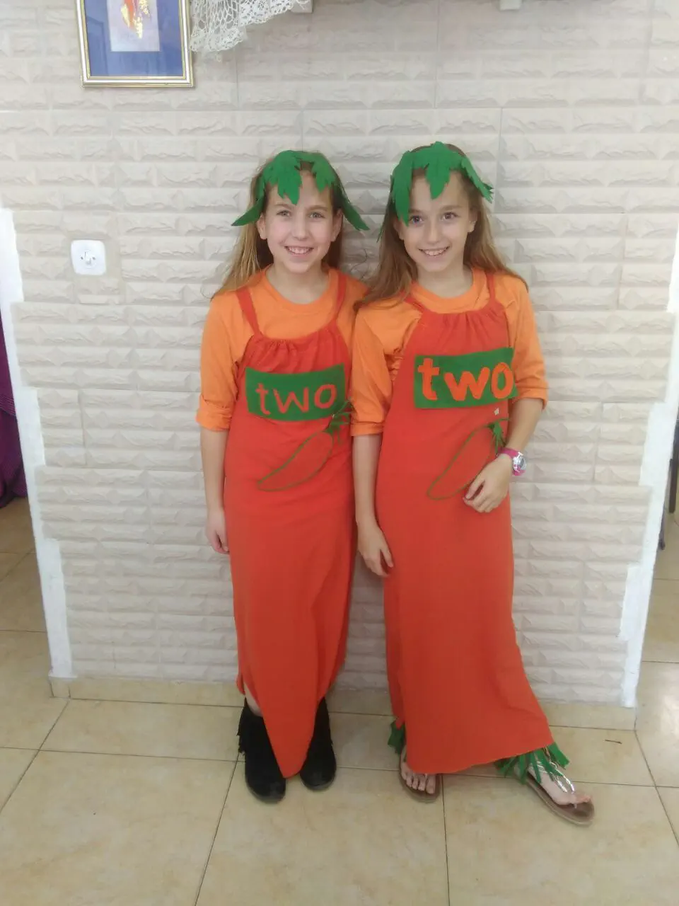 אמונה ולטפרייד ותהילה רטייזר, התחפשו ל טו גזר(together)