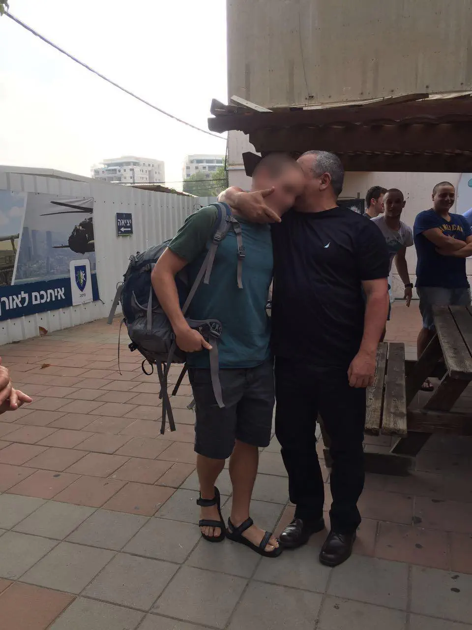 הרמטכ"ל ביום הגיוס של בנו הצעיר