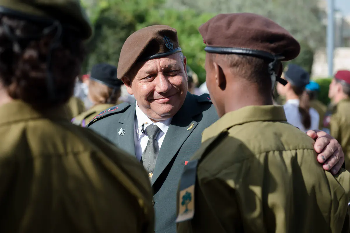 הרמטכ"ל במהלך קבלת הפנים בטקס מצטייני הנשיא 