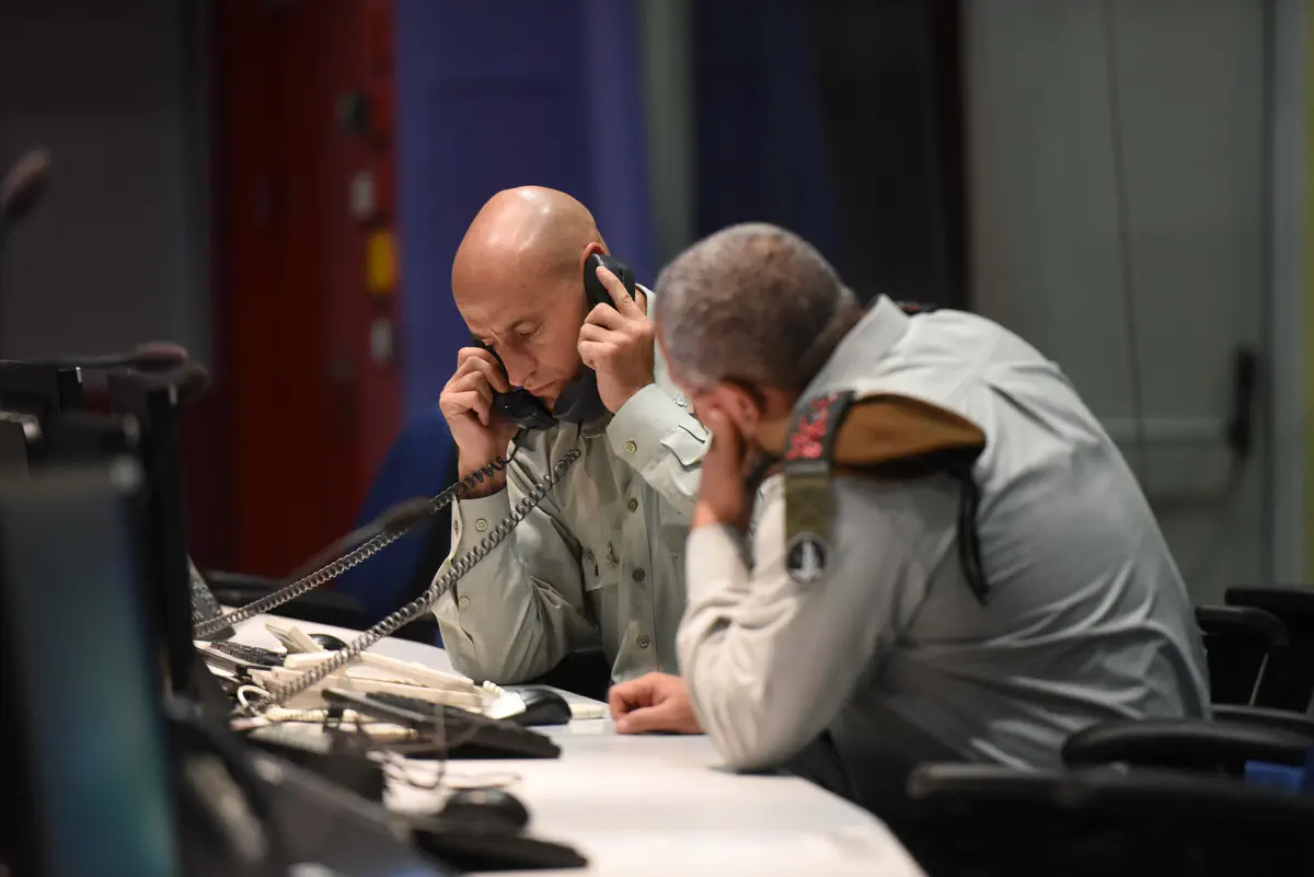 עם רל''ש הרמטכ''ל בעת אירוע מבצעי