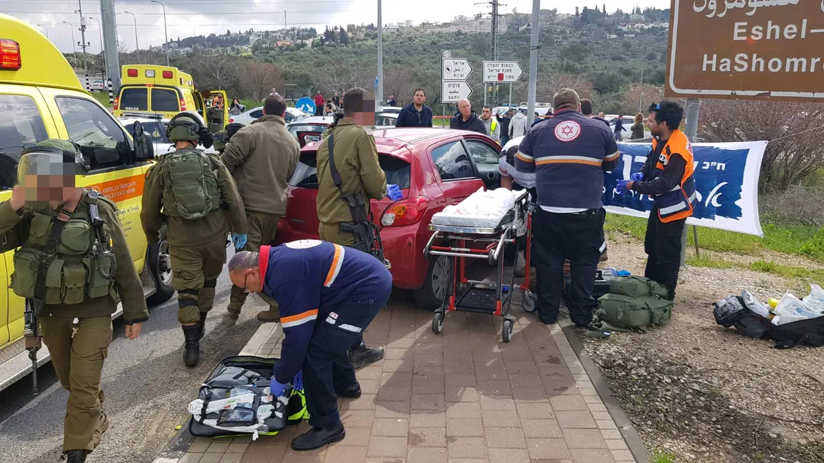 זירת הפיגוע