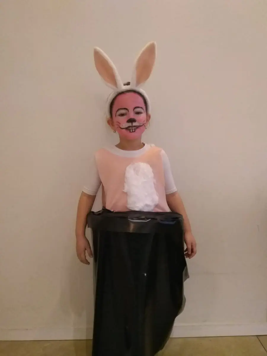 ארנב יוצא מכובע של קוסם