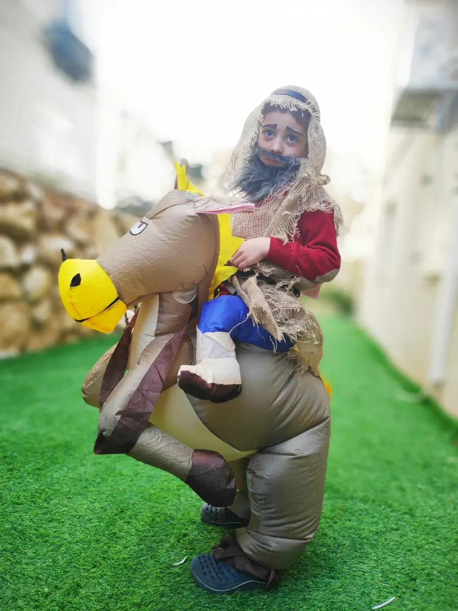 דובי לבקיבקר מצפת.'עני ורוכב על חמור'