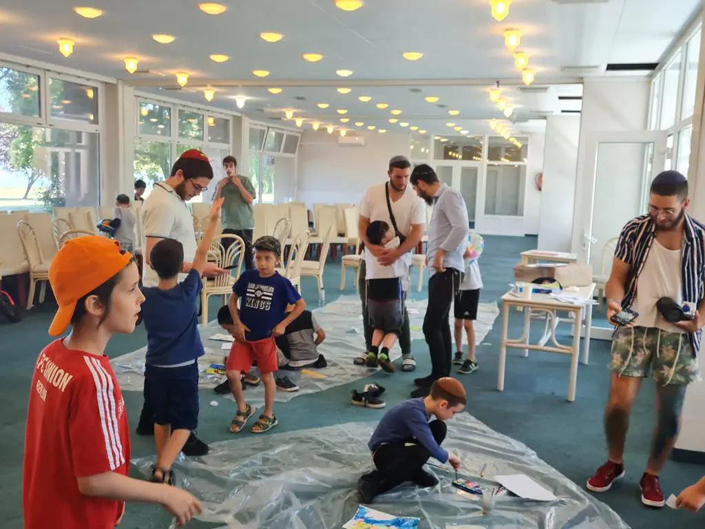 פעילות הילדים במחנה הקיץ