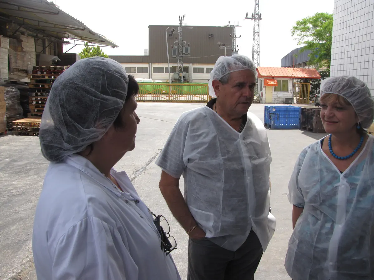 מפגש עם עובדים עולים באזור התעשיה ברקן