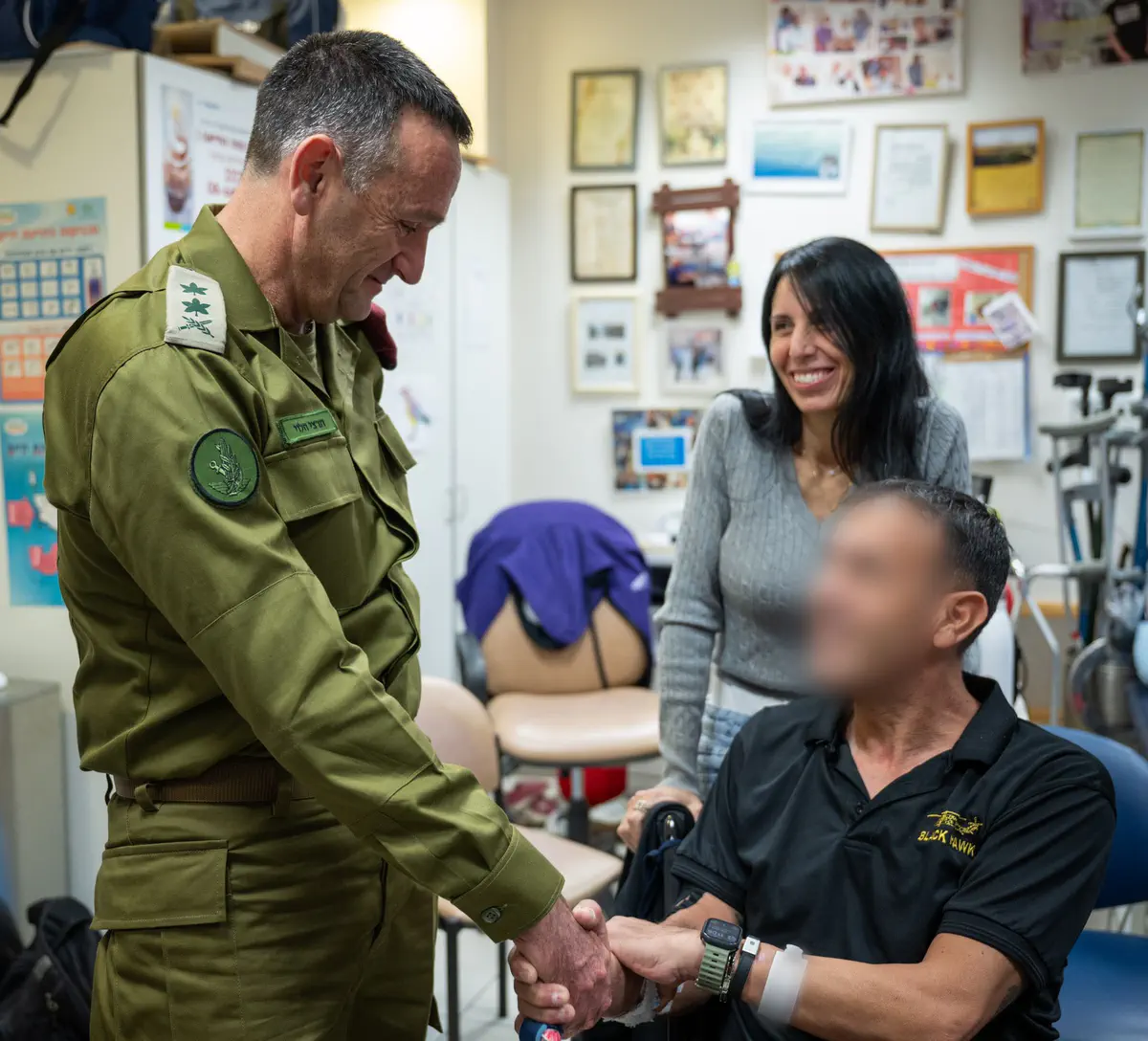 רנ"ג ר' שנפצע בהתרסקות המסוק בעזה