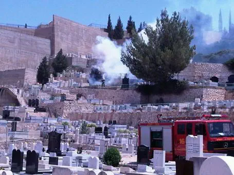 Arson attempt at Har HaMenuchot