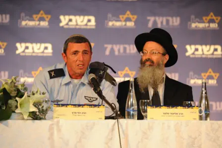 הרב פרץ והרב אליעזר מלמד