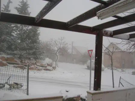 שלג בבית חגי