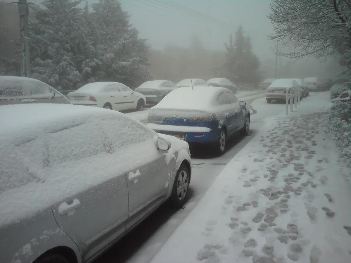 שלג באלון שבות