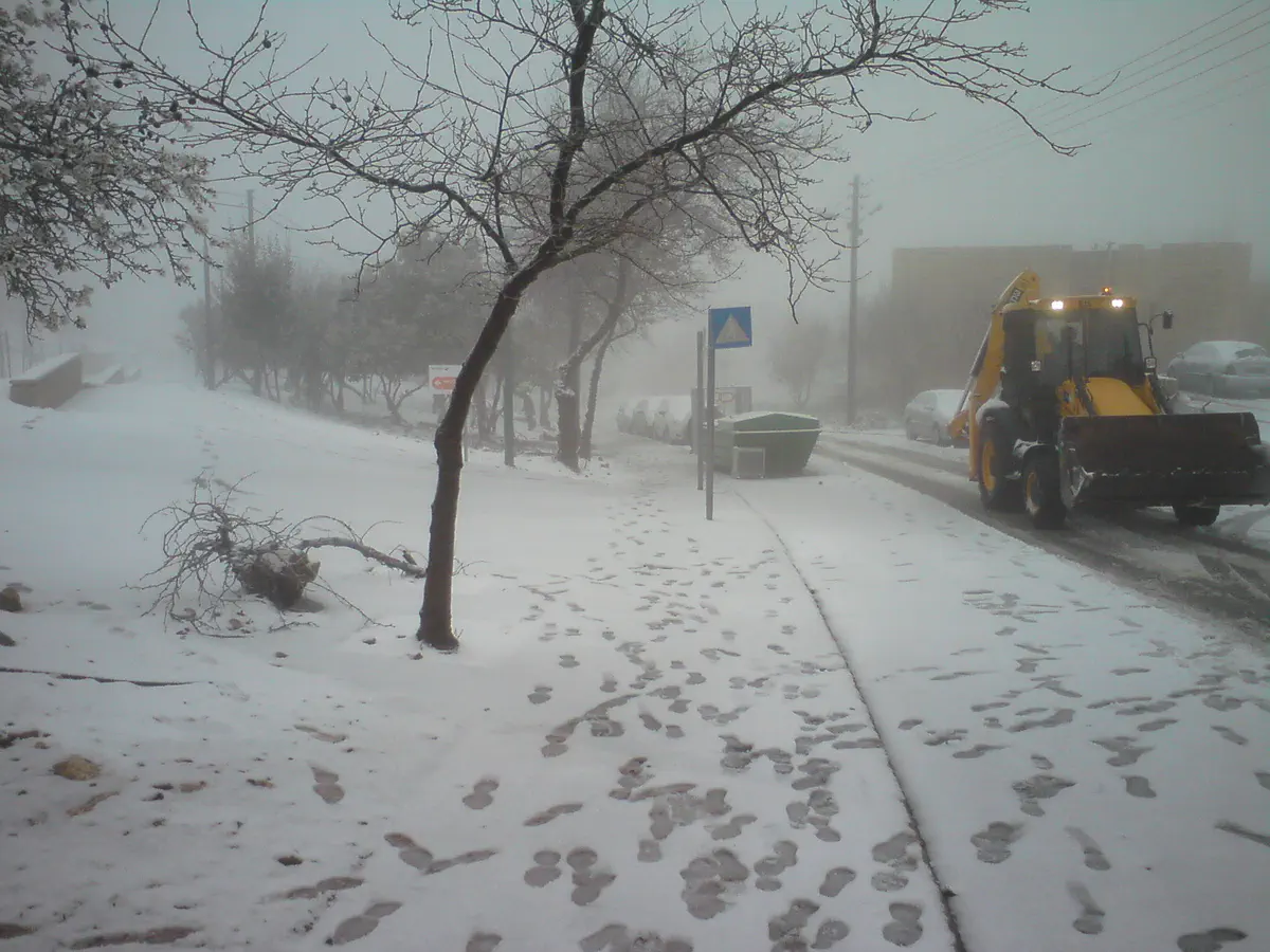 שלג באלון שבות