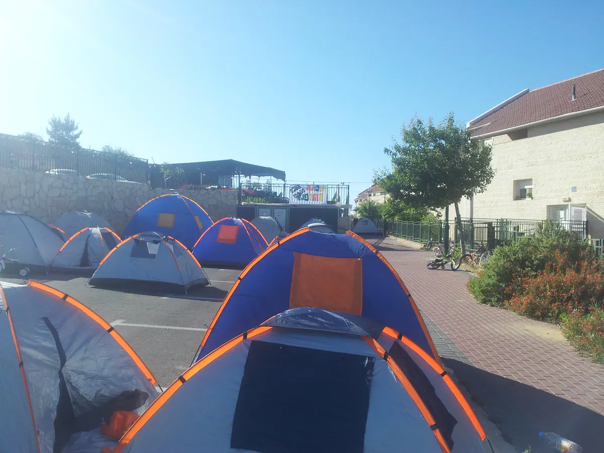 עיר האהלים בשכונת האולפנה