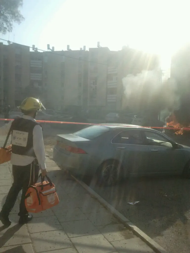 הפגיעה הבוקר בבאר שבע