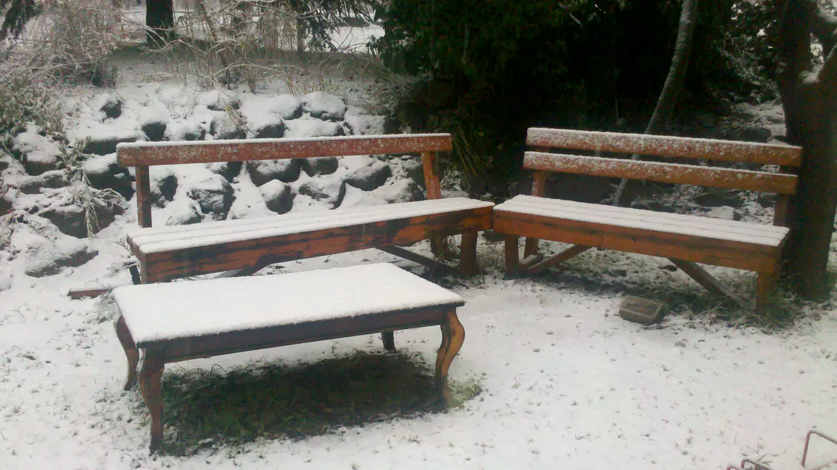 שלג במושב קשת