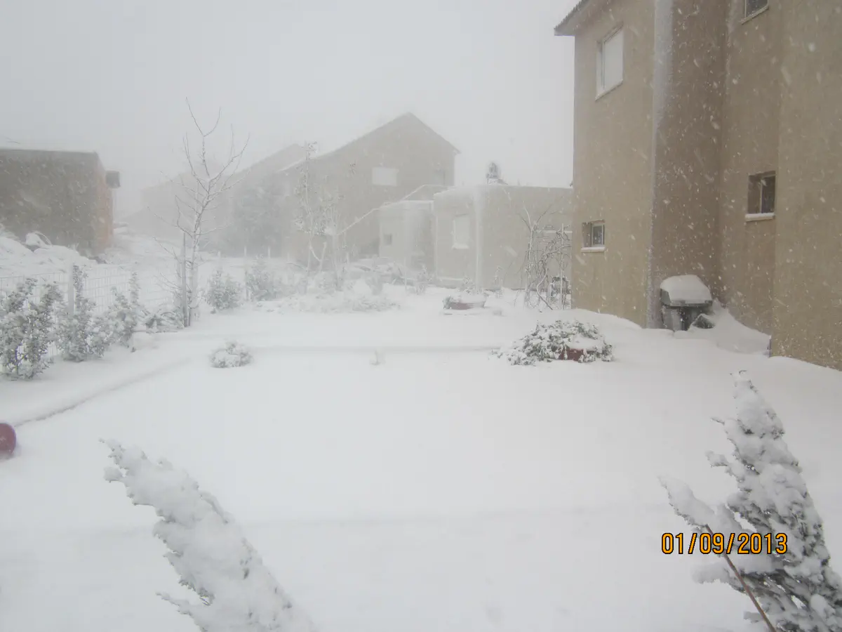 שלג בהר ברכה