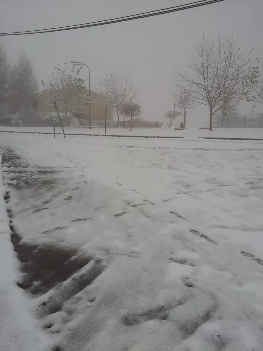 שלג בבית אל