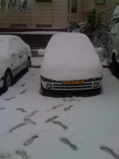 שלג בביתר עילית