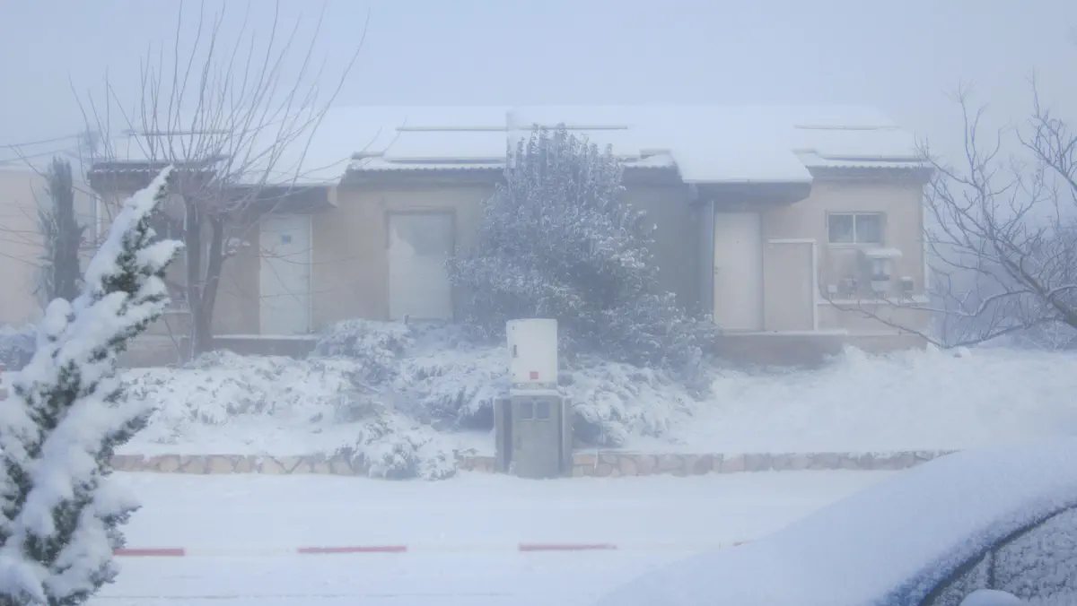 שלג בהר ברכה