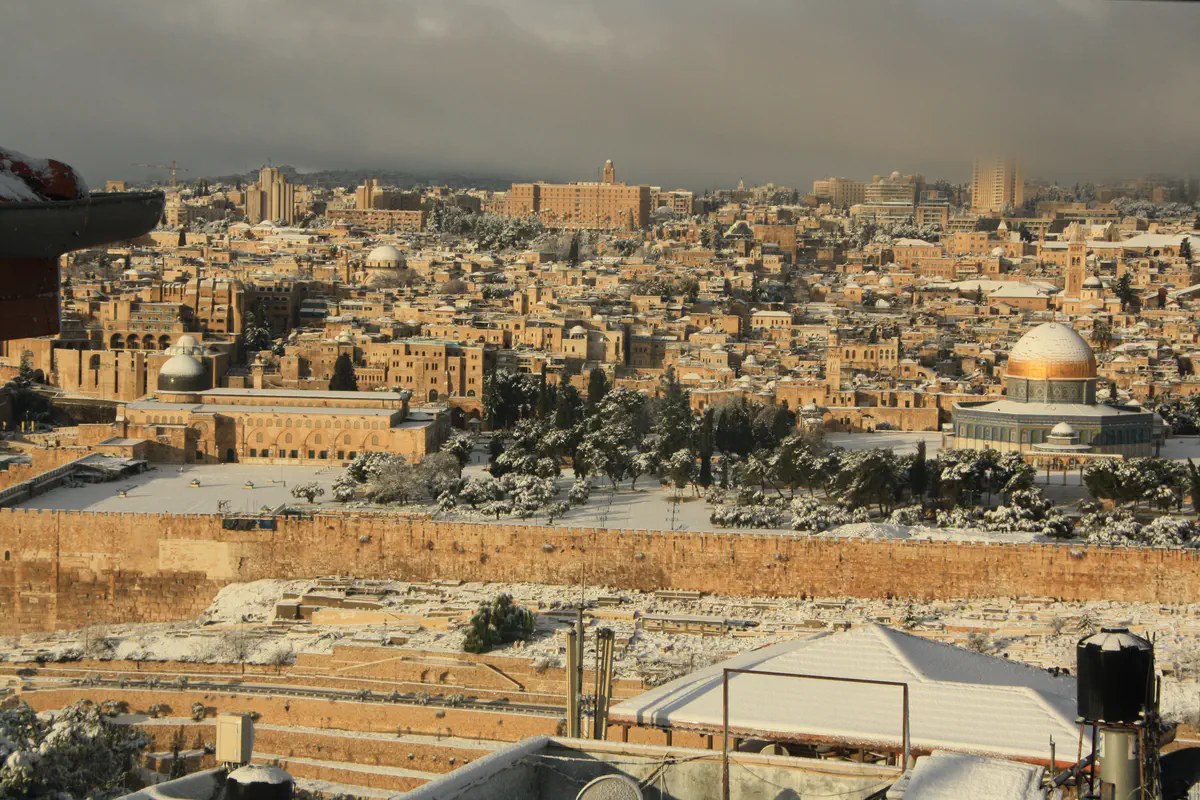 תצפית שלג מהר הזיתים