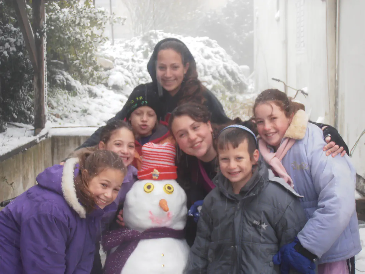 בובת שלג בהר ברכה