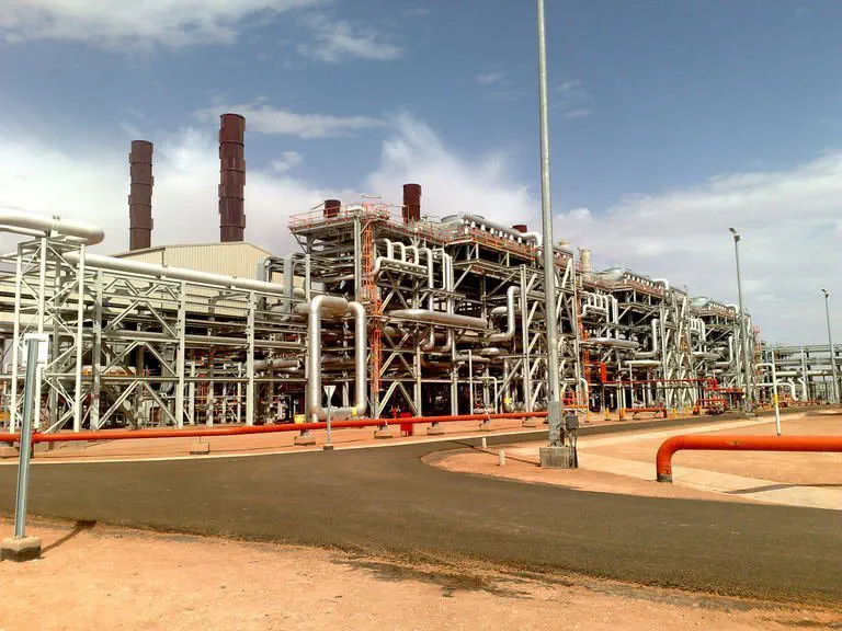 מפעל הגז בו בוצעה החטיפה