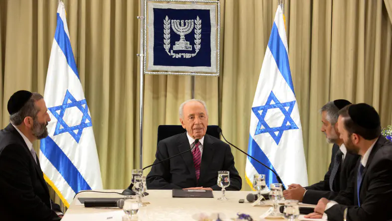 ראשי ש"ס עם נשיא המדינה