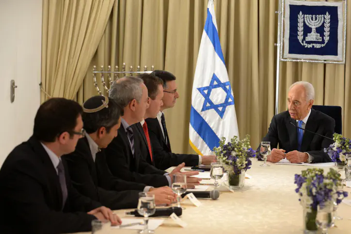 הנשיא עם נציגי הליכוד-ביתנו