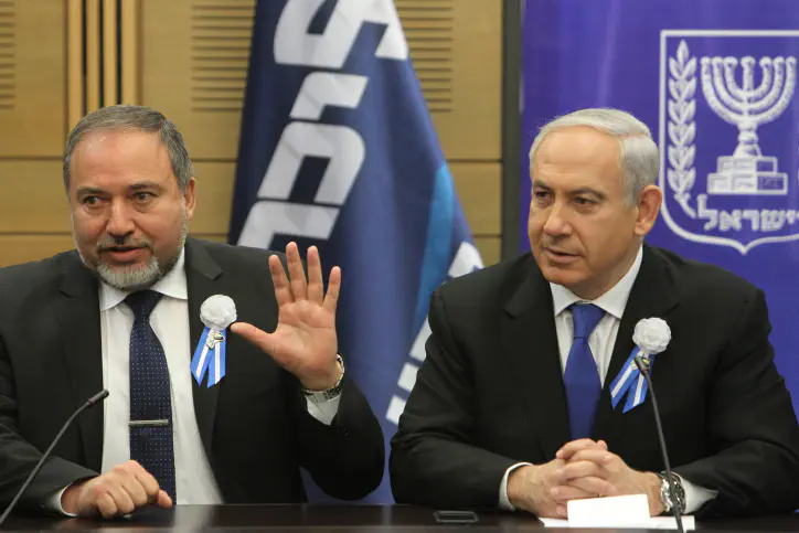 נתניהו וליברמן