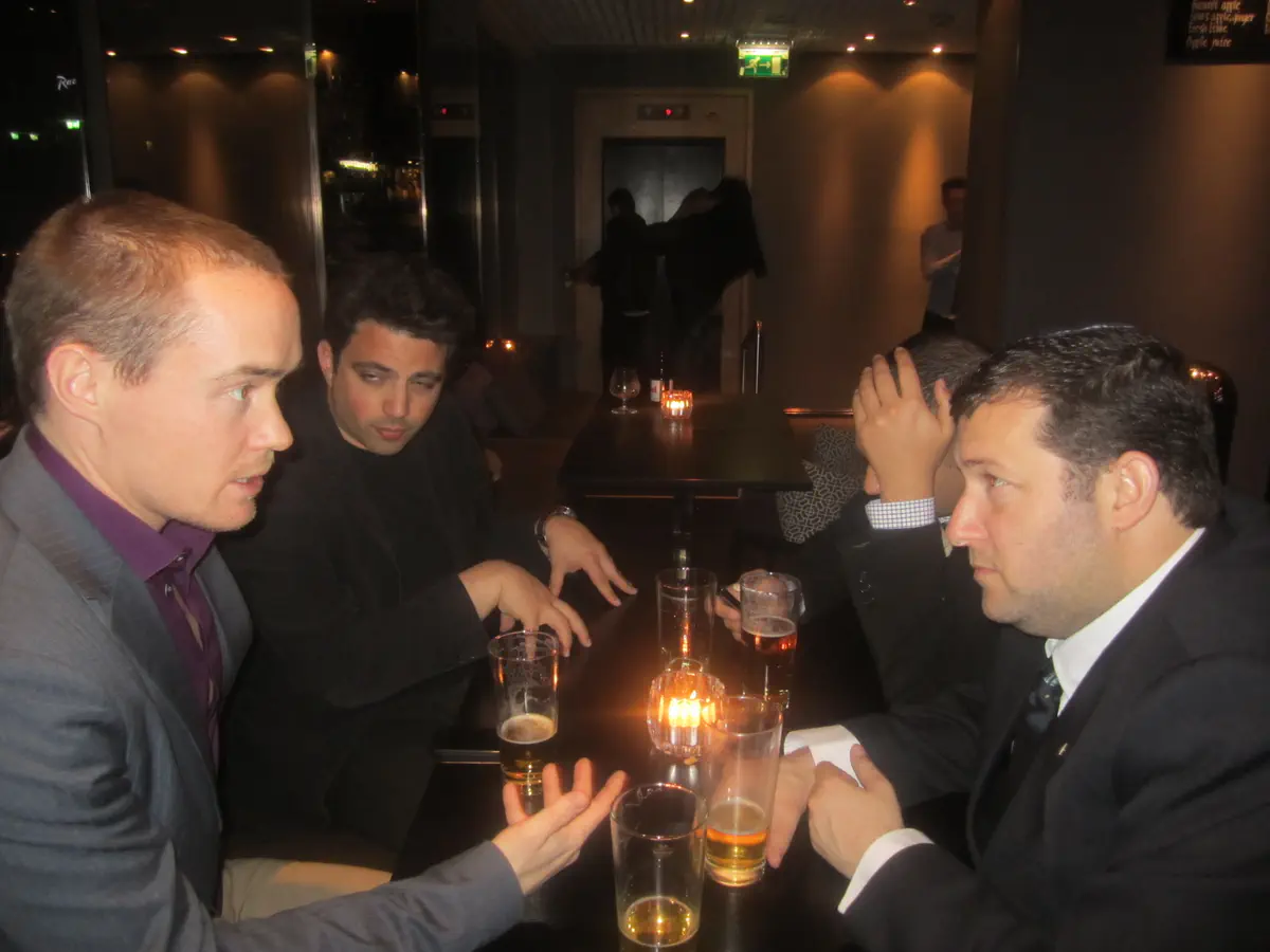 בשבדיה - פגישה עם חבר הפרלמנט הבכיר קנט אקרוט