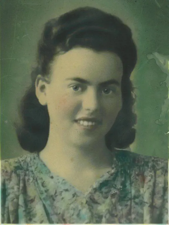 Ima z"l as a young woman