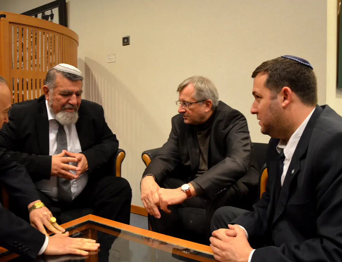 עם חבר הפרלמנט האירופי מארק סיביץ