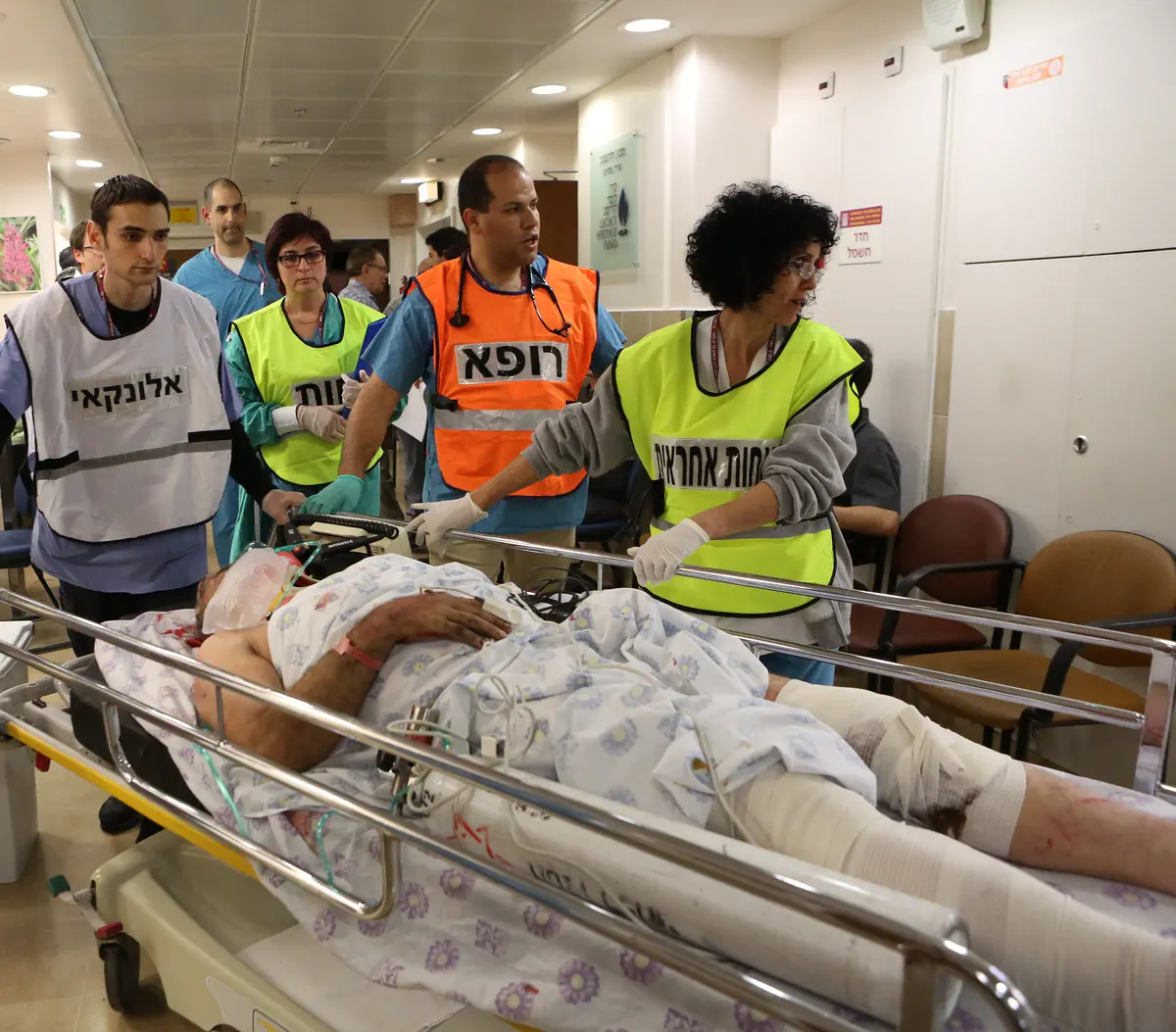 הפצועים בבית החולים רמב"ם