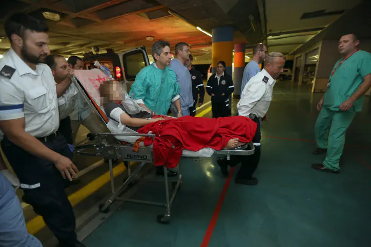 הפצועה בבית החולים