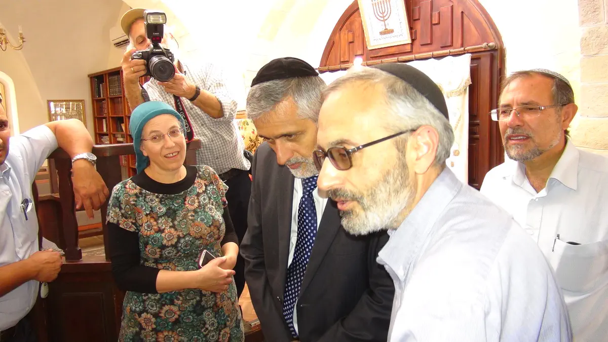 בבית הכנסת אברהם אבינו