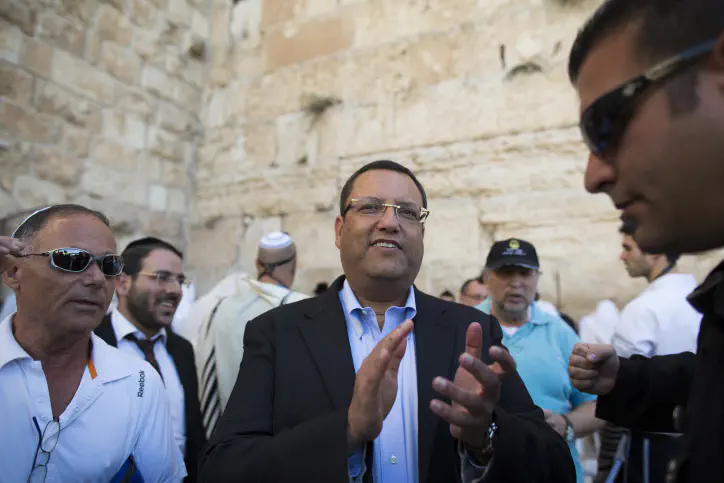 משה ליאון בכותל המערבי