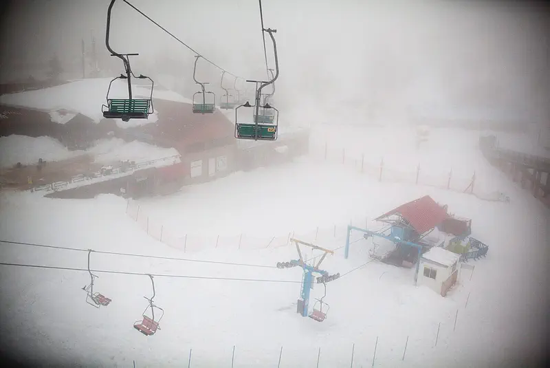 שלג כבד בחרמון