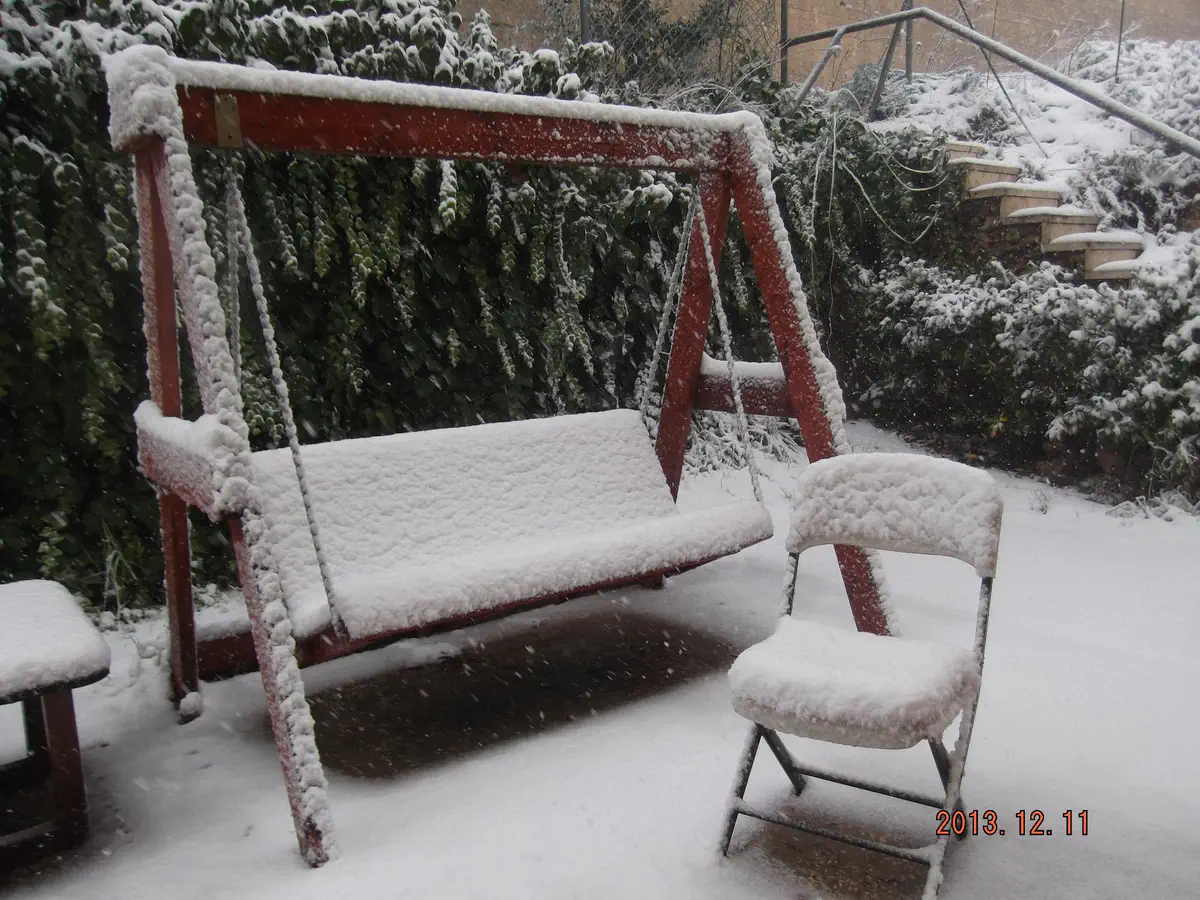 שלג בנווה דניאל