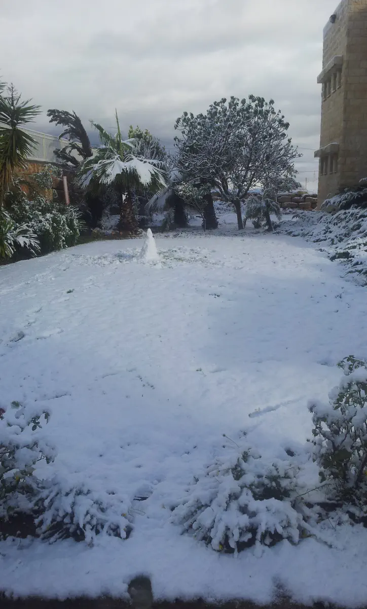שלג בישיבת הר ברכה