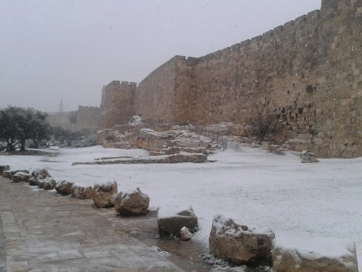 שלג בירושלים