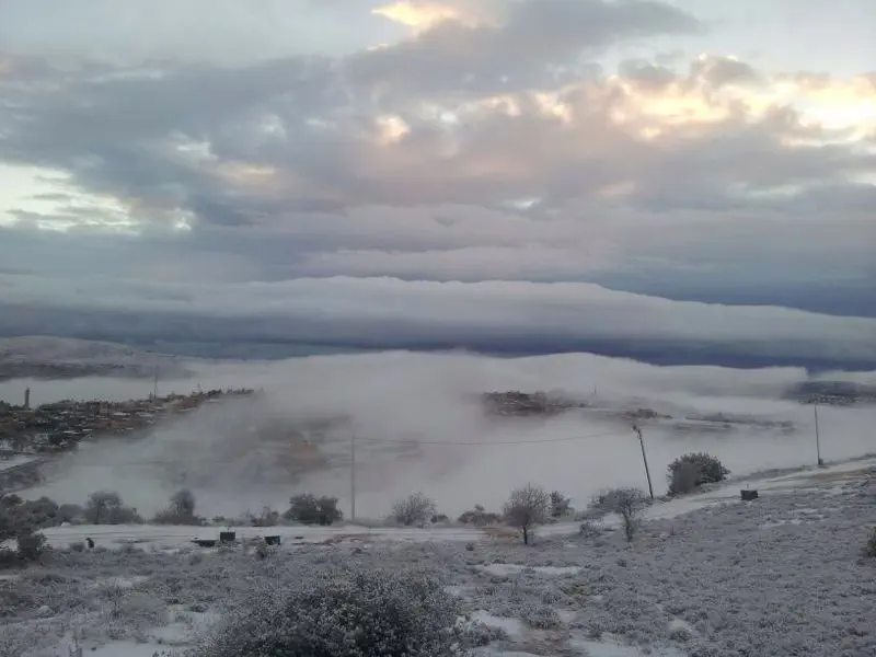 שלג בהרי בנימין