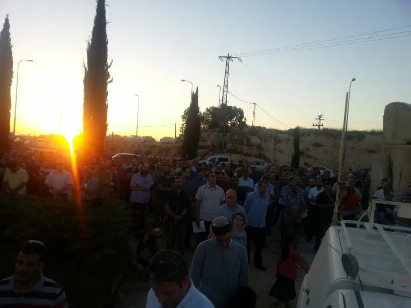 תפילה של תושבי ברוכין לשם ופדואל