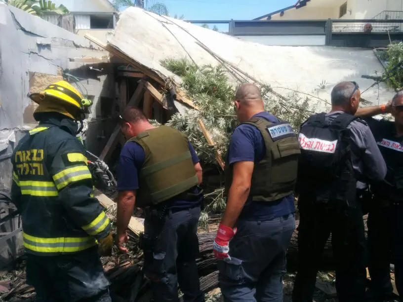 פגיעת הרקטה באשקלון