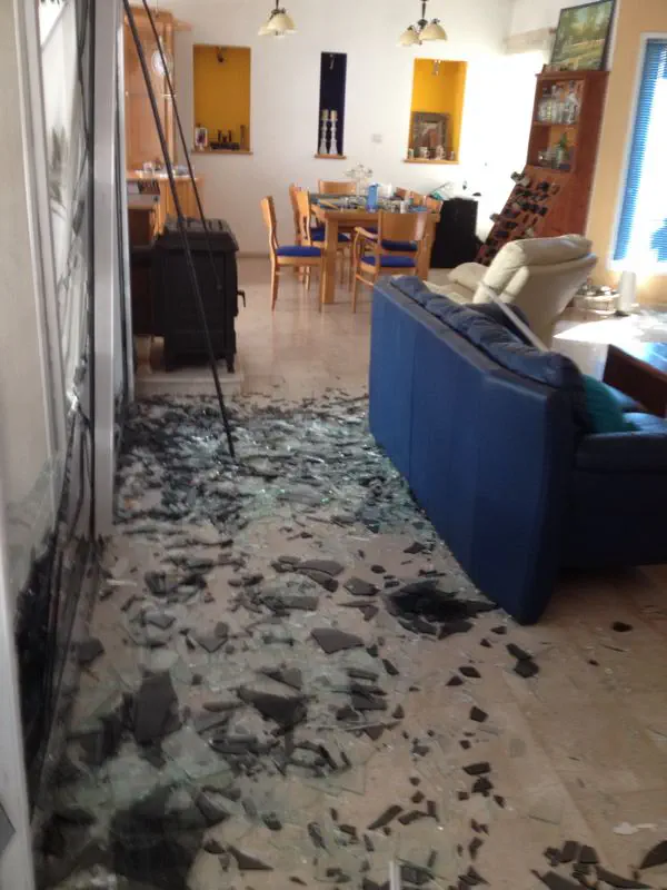 פגיעת הרקטה באשקלון