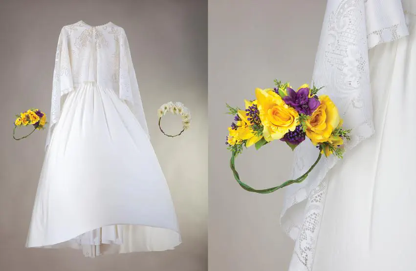 שמלות וזרים של המעצבת לי קודו