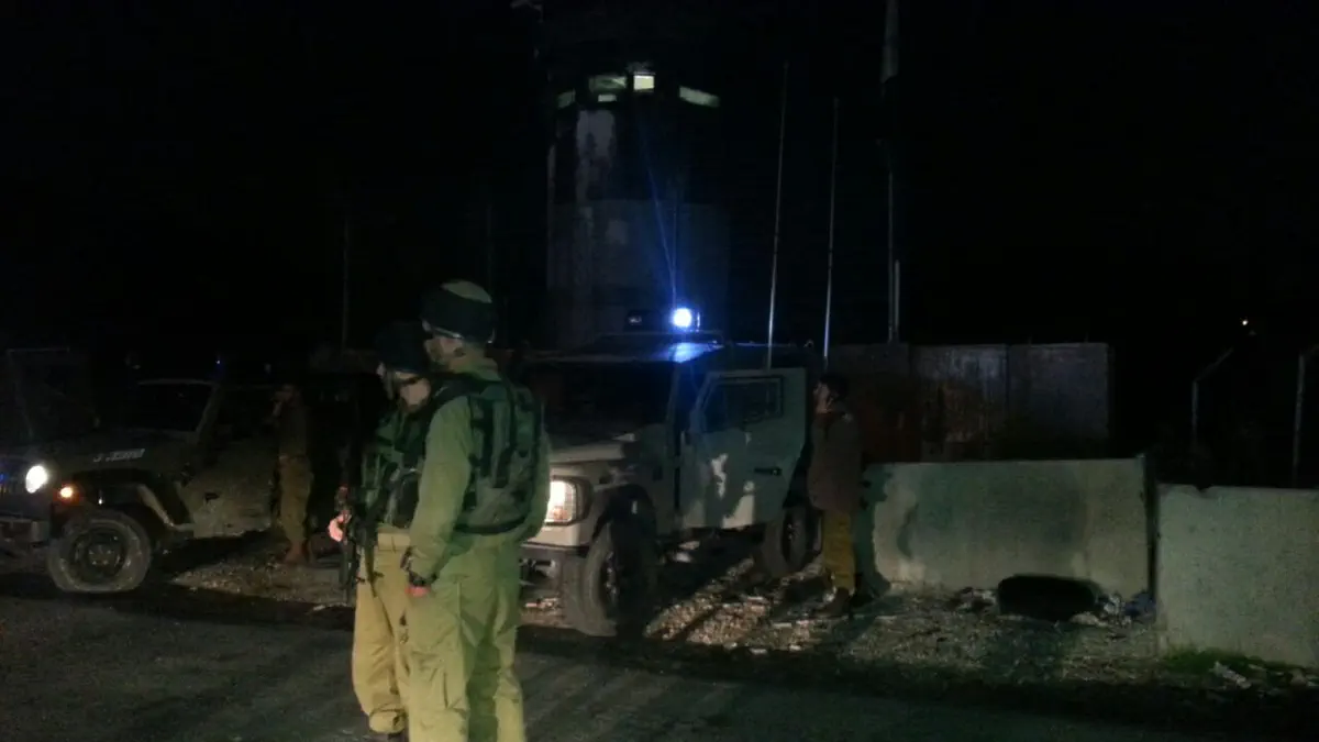 זירת פיגוע הדריסה