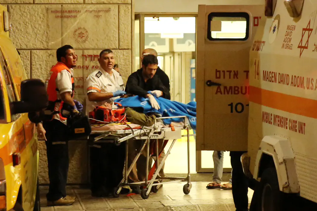 פינוי הפצועים הערב